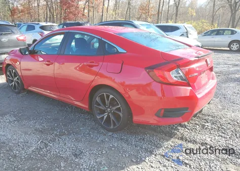 2020 Honda Civic Sport из США, поврежденный, VIN 2HGFC2F84LH524683